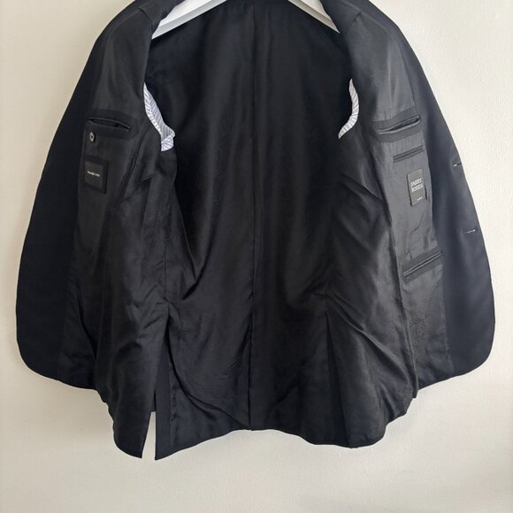 $3500 Ermenegildo Zegna Harry Rosen Black Blazer/ Sport Coat - 40 - Picture 5 of 13